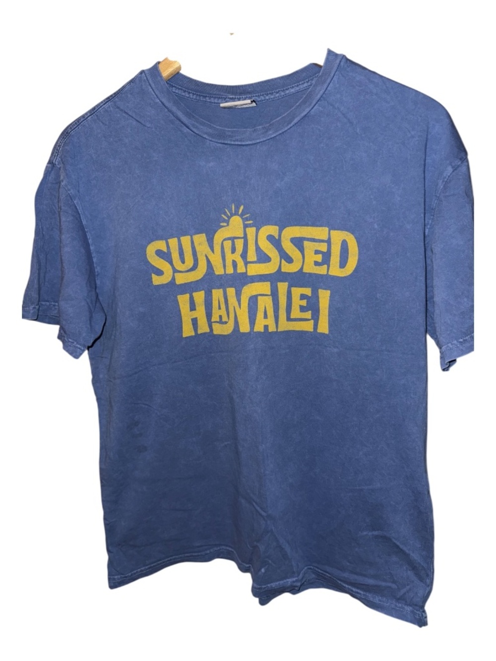 Oat Collective Sun-Kissed Hanalei Hawaii Tee T Shirt S